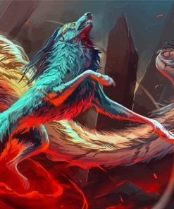 Aesthetic Dragon Wolf Diamond Paintings