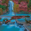 Aesthetic Grand Canyon Waterfall Diamond Paintings