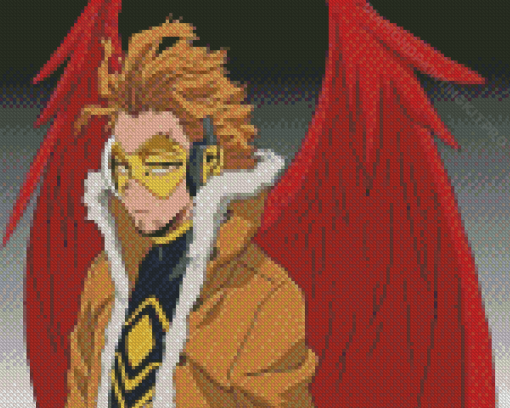 Aesthetic Mha Hawks Diamond Paintings