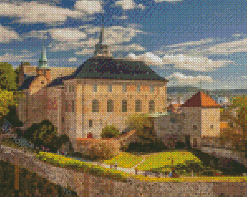 Aesthetic Norway Castle Diamond Paintings