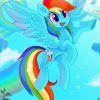 Aesthetic Rainbow Dash Diamond Paintings