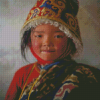 Aesthetic Tibetan Girl Diamond Paintings