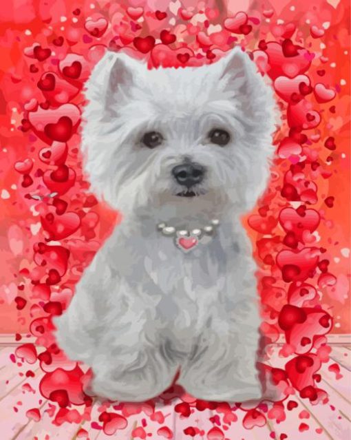 Aesthetic Westie Christmas Diamond Paintings