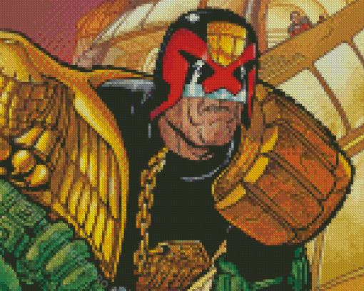 Aesthetic Judge Dredd Diamond Paintings