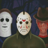 Aesthetic Michael Myers And Jason Diamond Paintings