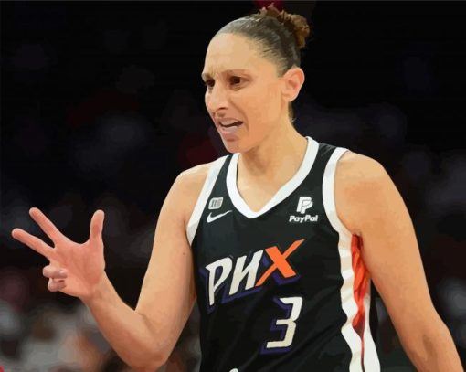 American Basketballer Diana Taurasi Diamond Paintings