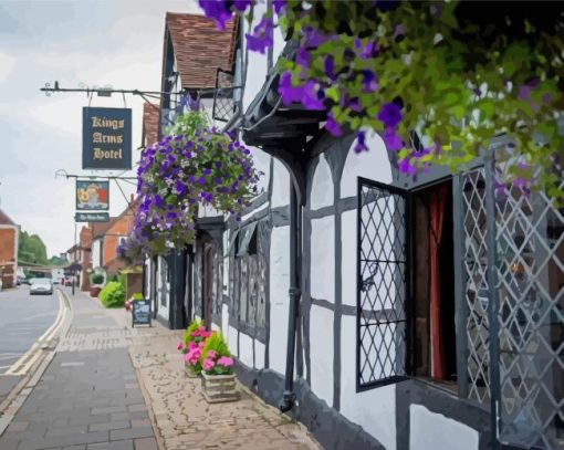 Amersham Streets Town In England Diamond Paintings