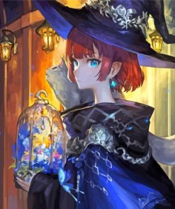 Anime Wizard Girl Diamond Paintings