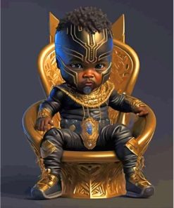 Baby Black Panther Diamond Paintings