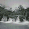 Black And White Fairy Pools Diamond Paintings