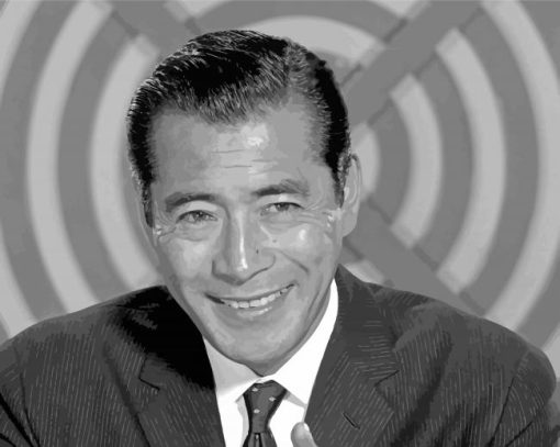 Black And White Mifune Diamond Paintings