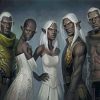 Black Elf Family Diamond Paintings