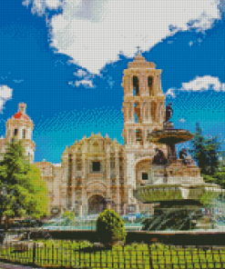 Cathedral Of Santiago Saltillo Diamond Paintings
