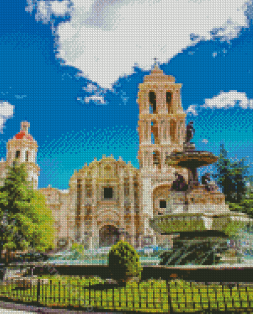 Cathedral Of Santiago Saltillo Diamond Paintings