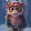 Christmas Monkey Diamond Paintings