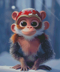 Christmas Monkey Diamond Paintings