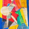 Colorful Abstract Jean Cocteau Diamond Paintings