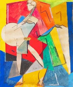 Colorful Abstract Jean Cocteau Diamond Paintings