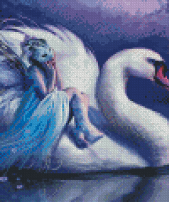 Cool Swan Women Diamond Paintings