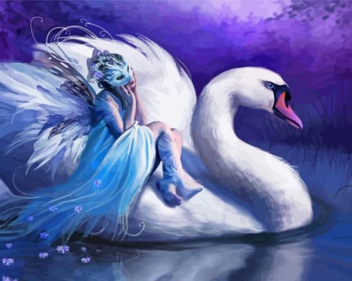 Cool Swan Women Diamond Paintings