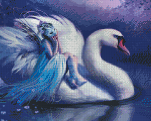 Cool Swan Women Diamond Paintings