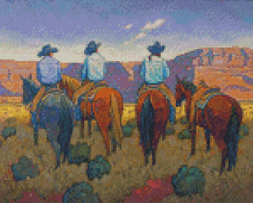 Cowboys Howard Post Diamond Paintings