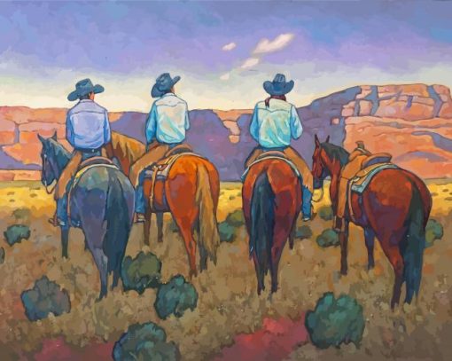 Cowboys Howard Post Diamond Paintings