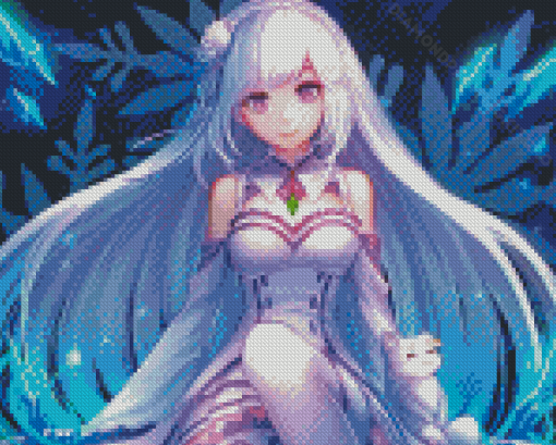 Emilia From Re Zero Diamond Paintings