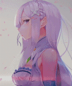 Emilia Re Zero Diamond Paintings