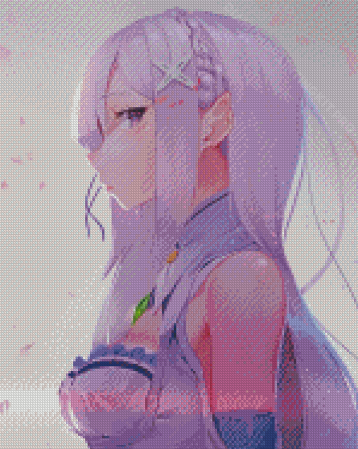 Emilia Re Zero Diamond Paintings