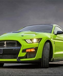 Green Shelby Mustang Diamond Paintings