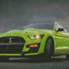 Green Shelby Mustang Diamond Paintings