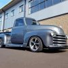 Grey 51 Chevy Truck Diamond Paintings