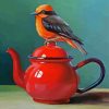 Kettle And Bird Diamond Paintings