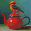 Kettle And Bird Diamond Paintings