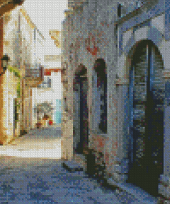 Naxos Island Old Street Diamond Paintings