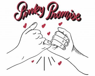 Pinky Promise With Love Hearts Diamond Paintings