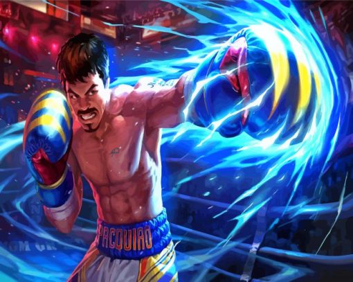 Powerful Manny Pacquiao Diamond Paintings