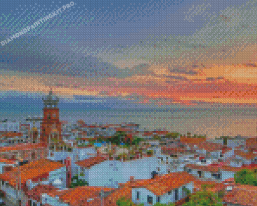 Puerto Vallarta City Diamond Paintings