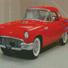 Red 1957 Thunderbird Diamond Paintings