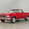 Red 66 El Camino Diamond Paintings