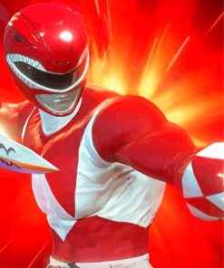 Red Ranger Power Rangers Anime Diamond Paintings