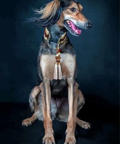 Saluki Dog Diamond Paintings