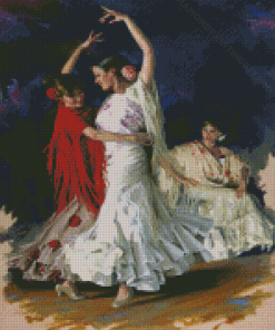 Sevillanas Dancers Diamond Paintings