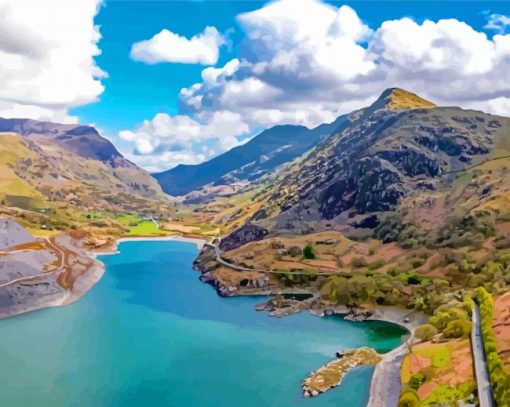 Snowdonia Landscape Diamond Paintings