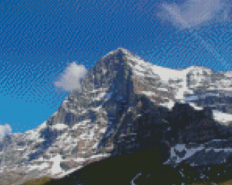 Snowy Eiger Mountain Diamond Paintings
