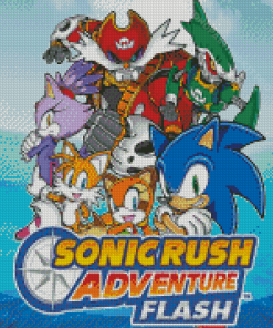 Sonic Rush Adventure Poster Diamond Paintings
