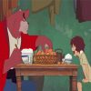 The Boy And The Beast Characters Eating Diamond Paintings