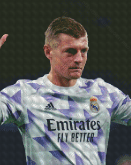 The Fotballer Toni Kroos Diamond Paintings