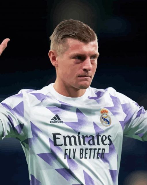 The Fotballer Toni Kroos Diamond Paintings